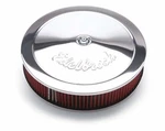 Edelbrock 1224 Pro-flo Chrome 14" Round Air Cleaner With 3" Cotton Element. Fixed Price $71.95.