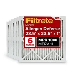 Filtrete 23.5X23.5X1 Furnace Air Filter, Merv 11, Mpr 1000, Micro Allergen.... Fixed Price $94.25.