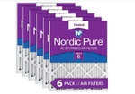 Nordic Pure 20X24X1 Merv 8 Pleated Air Filters 6 Pack- Ships Out Quick!. Fixed Price $18.50.