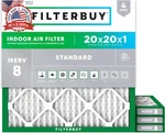 20X20X1 Air Filter Merv 8 Electrostatic Pleated Hvac Replacement 4-PACK For Home. Fixed Price $50.58.
