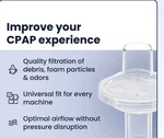 Single Pkgs Papmd Bacteria Filters Universal Fit Cpap Count Expire 2027. Fixed Price $12.00.