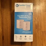 Comfort Zone H2 Hepa Air Purifier Replacement Filter Pack New. Fixed Price $16.99.