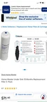 Home Master Under Sink Replacement Water Filter 3-PACK 3-STAGE Carbon KDF85. Fixed Price $50.00.
