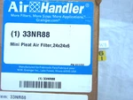 Air Handler 33NR88 Mini Pleat Filter 24X24X6 , Nos. Fixed Price $175.00.