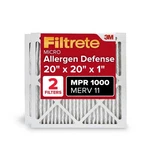 Filtrete 20X20X1 Furnace Air Filter, Merv 11, Mpr 1000, Micro Allergen Def.... Fixed Price $51.62.