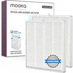 Mooka Family E-300L Air Purifiers Official H13 X 1", White. Fixed Price $50.62.