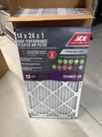 Ace 14X24X1 Pleated Premium Merv Air Filters Pack Of AH1-1424-13-6. Fixed Price $41.15.