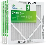Trightfilters 12X12X1 MERV-8 Air Pleated For Home Hvac Furnace 4PACK. Fixed Price $21.99.