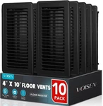 Pack Heavy Duty Steel Floor Register Vents 4X10 Adjustable Air Covers. Fixed Price $55.60.