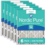 Nordic Pure 16X25X4 (3 5/8) Pleated Merv 14 Air Filters Pack. Fixed Price $229.99.
