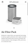 Molekule Air Pack 1 Peco And 2 Pre-filters For Original. Fixed Price $50.00.