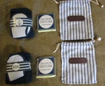2-PAC, New Delta Air Lines Eye/sleep Covering Socks & Pouch Amenity Kit Unopened. Fixed Price $19.95.