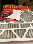 3M Filtrete 4-INCH Mpr 1000 Micro Allergen Defense Air Filters 20X25X4 2-PACK. Fixed Price $32.95.