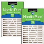 Nordic Pure 16X25X5 Actual Size 15 5/8 24 1/8 7/8 Air Bear Filter. Fixed Price $141.94.