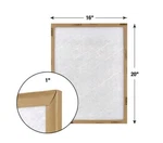 12 Pk Flanders Ez Flow 16X20X1IN Fiberglass Panel Filter (10155.011630). Fixed Price $30.00.