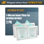 Powertec Inner Filter For AF4000 Air Filtration System, 2PK (75006-P2). Fixed Price $38.99.