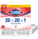 Clorox 20X20X1 Air Filter, Merv 8 Pleated Hvac Furnace Filters For Lin.... Fixed Price $67.68.
