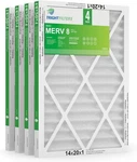 Trightfilters 14X20X1 MERV-8 Air Pleated For Home Hvac Furnace 4PACK. Fixed Price $27.98.
