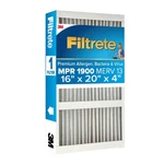 3M Filtrete Mpr 1900 4-INCH Allergen, Bacteria And Virus Filters 16 X 20. Fixed Price $54.99.