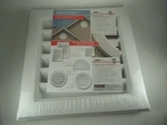 Gable Vent 12IN Novik, White Wood Grain Texture Adjustable 24032001C. Fixed Price $40.00.