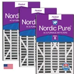 Nordic Pure 16X25X3 Actual Size 15 13/16 24 5/16 Merv 8 Trion Air Bear. Fixed Price $148.81.