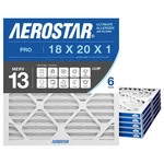 Aerostar 18X20X1 Merv 13 Pleated Air Filter, Furnace 6 Pack,. Fixed Price $83.49.