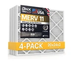 4-PACK Bnx 20X24X2 Merv 11 Air Filters Hvac Furnace Ac, Allergy Defense Usa. Fixed Price $65.85.