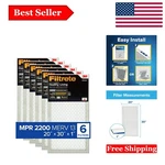 6-PACK 20X30X1 Merv 13 Furnace Air Filters, Mpr 2200, Electrostatic, Aller.... Fixed Price $392.99.