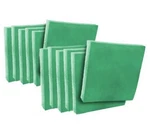 (12) 17 X MERV8 Green Air Filter Refills Poly Media Pads. Fixed Price $84.00.