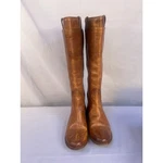 Frye Cognac Brown Leather Tall Riding Boots Women's Size 7B Classic Style. Fixed Price $40.65.