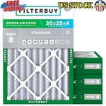 20X25X4 Merv 8 Pleated Air Filters 4-PACK Dust Pollen Hvac Replacement New. Fixed Price $113.94.