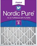 Nordic Pure 16X25X4 Merv 8 Pleated Furnace Air Filter Pack. Fixed Price $46.89.