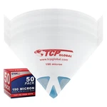 Tcp Global 190 Micron Filter Tips Ultra Fine Paint Strainer 50 Pack Nylon Mesh. Fixed Price $13.60.