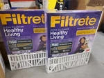 Sealed 3M Filtrete Allergen Bacteria & Virus Deep Pleat Filters 20X25X4 -2 Pk. Fixed Price $12.50.