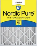 Nordic Pure 16X20X4 (3 5/8) Pleated Merv 10 Air Filter Pack. Fixed Price $30.99.