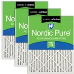 Nordic Pure 20X22X1 Actual Size 19 1/2 21 7/16 3/4 Pleated Merv 13 Plus. Fixed Price $129.49.