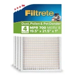 Filtrete 19.5X21.5X1 Furnace Air Filter, Merv 8, Mpr 700, Tough On Pollen,.... Fixed Price $51.02.