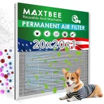 Maxtbee 20X20X1 Air Filter Electrostatic Reusable Washable. Fixed Price $79.32.
