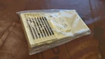 Beige Tekquest Rush Hampton CA-90 Exhaust Fan Louver Grille W/ Filter & Screws. Fixed Price $16.95.