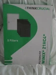 Thinkcrucial 5 Piece Replacement Filter Set Winix 21HC4 New Box. Fixed Price $12.99.