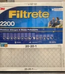 Box Of 4 3M Filtrete 20 W H 1 In. Pleated Air Filter Made Usa. Fixed Price $78.94.