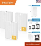 High-efficiency 3-PACK Hepa Air Filters Compatible For Honeywell Breathe Easy. Fixed Price $37.22.