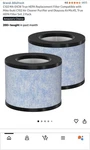 Pk C102 MA-01CW True Hepa Replacement Filter For Miko Ibuki & Okaysou AIRMIC4S. Fixed Price $22.00.