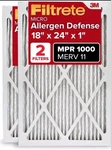 Filtrete 18X24X1 Furnace Air Filter, Merv 11, Mpr 1000, Pack. Fixed Price $19.99.