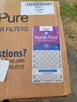 Nordic Pure 16X25X4 (3 5/8) Pleated Merv Air Filters Pack. Fixed Price $46.99.