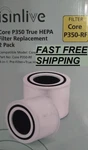 2 Pack Isinlive H13 Core P350-RF True Hepa Filter Compatible W/ Levoit Purifier. Fixed Price $27.89.