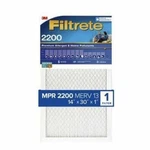 Filtrete 14X30X1, Furnace Air Filter, Mpr 2200, Healthy Living Elite. Fixed Price $40.49.