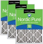 New Nordic Pure 14X20X2 Pleated Merv 13 Air Filters Pack. Fixed Price $45.99.