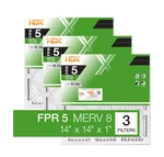 14 X Standard Pleated Air Fpr 5, 3-PACK, Filters Replacement. Fixed Price $18.58.
