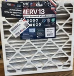 Bnx Trufilter 20X20X4 Slim Fit Merv 13 Air (2-PACK) 1440N. Fixed Price $44.50.